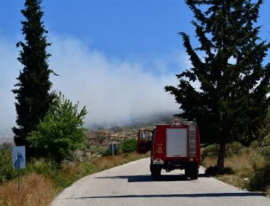Σε ύφεση η φωτιά στην Πούντα Αιγιαλείας